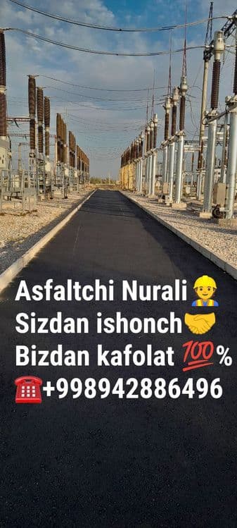 Asfalt xizmati Асфальт Ишларини киламиз — 1