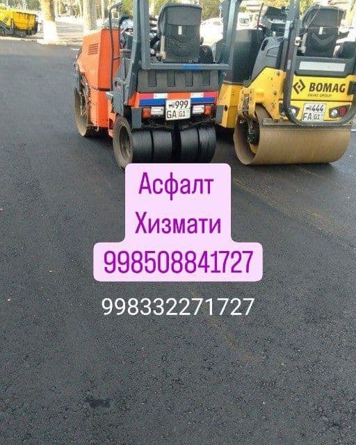 Asfalt xizmatimizga kafolat beramz — 2