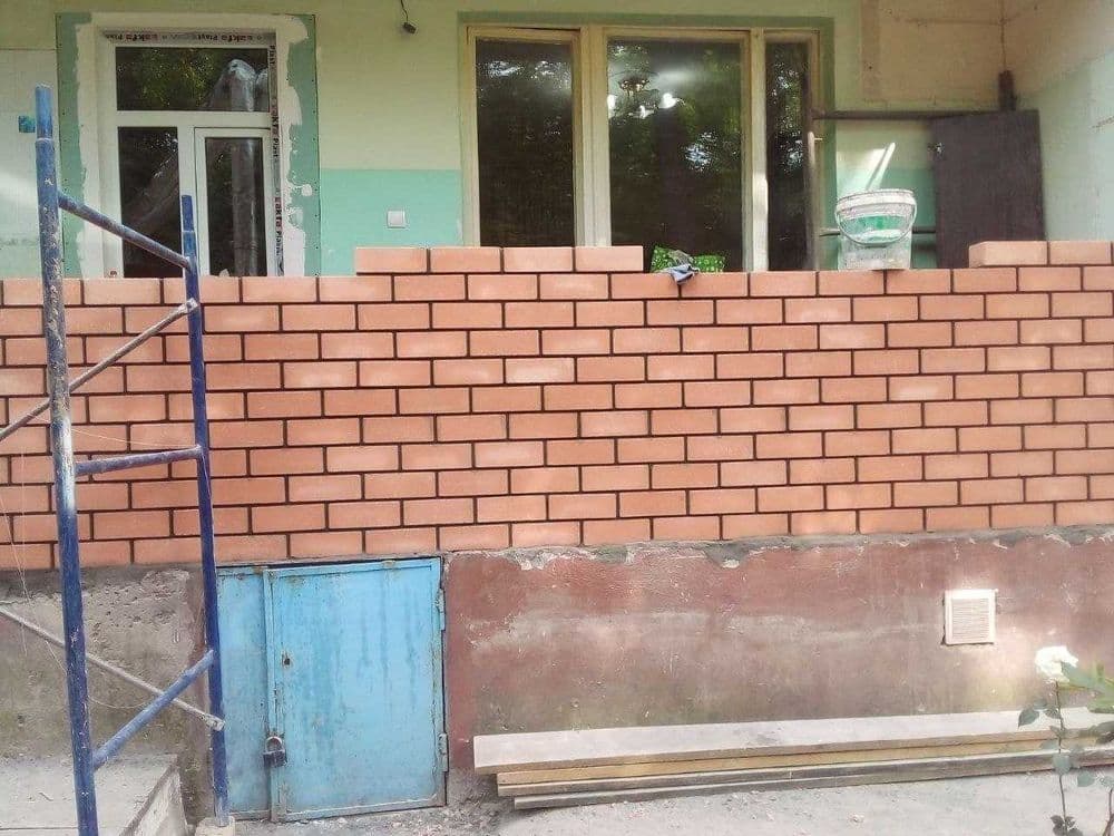 Кладка балкона ğisht teramiz штукатурка стяжка Гишт терамиз перегородк — 3