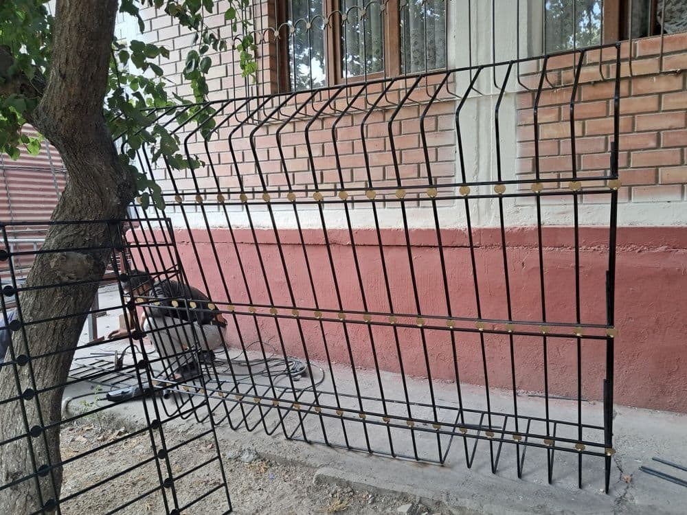 Кладка кирпича. Решотка.  Решётка. Перила . КОЗЫРЁК. Козирок — 6