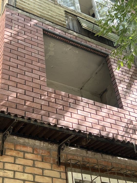Кладка балкон gisht teramiz — 7