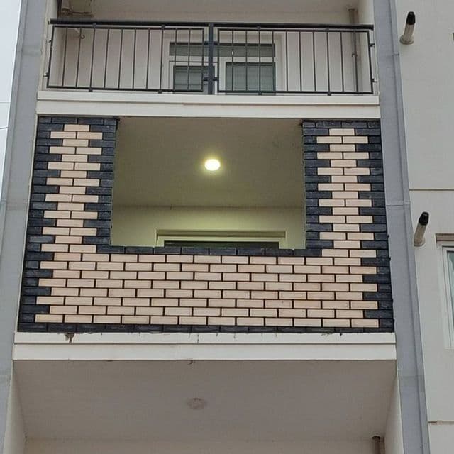Balkonga g'isht teramiz. Kladka balkon. Керпичная кладка балконов — 2