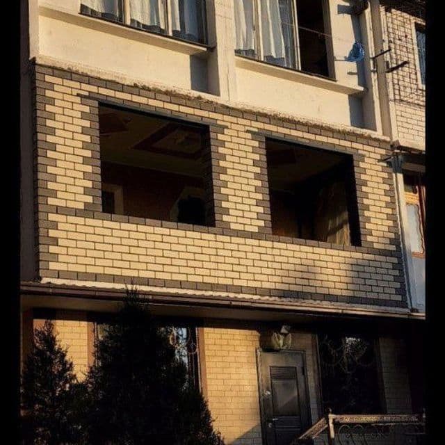 Balkonga g'isht teramiz. Kladka balkon. Керпичная кладка балконов — 3
