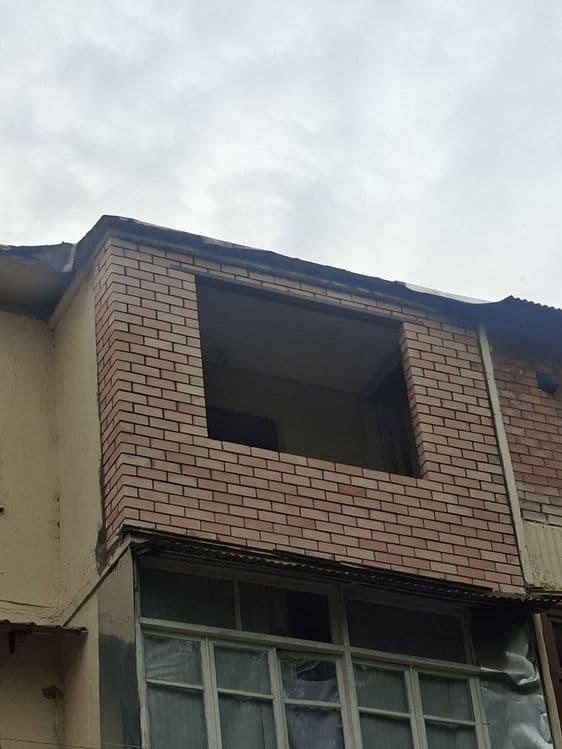 Balkonga g'isht teramiz. Kladka balkon. Керпичная кладка балконов — 5