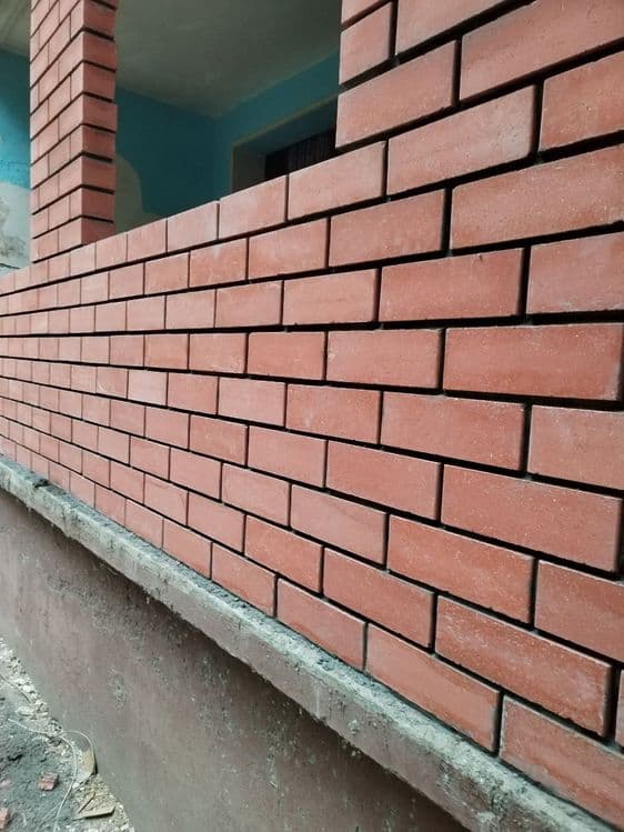 Balkonga g'isht teramiz.Kladka balkon.Керпичая кладка балканов — 2