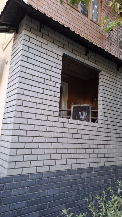 Кладка балкон Balkonga gisht teramiz — 5