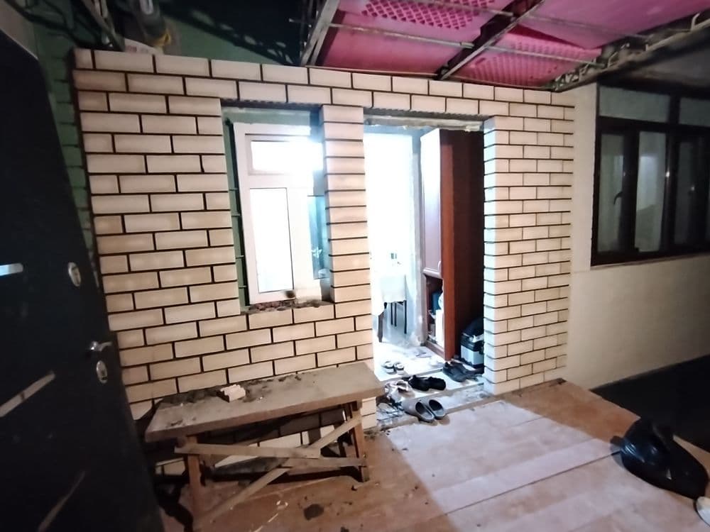 Кладка балкон. Балконга гишт терамиз — 1