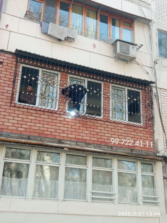 Кладка кирпича балкон,решотка,reshotka,решетки на окна,панжара — 1