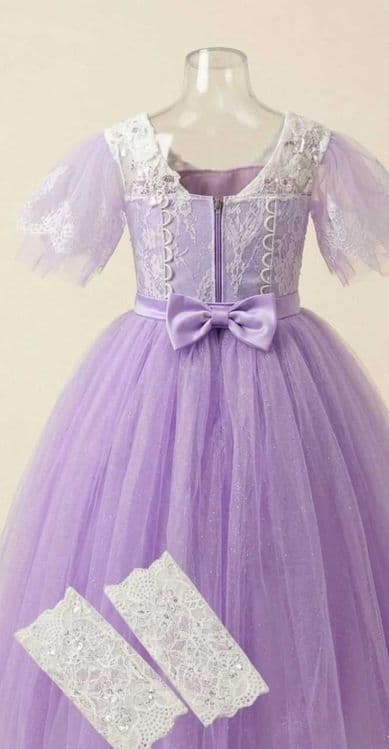 Нарядное детское платье на 6-7 лет — 2