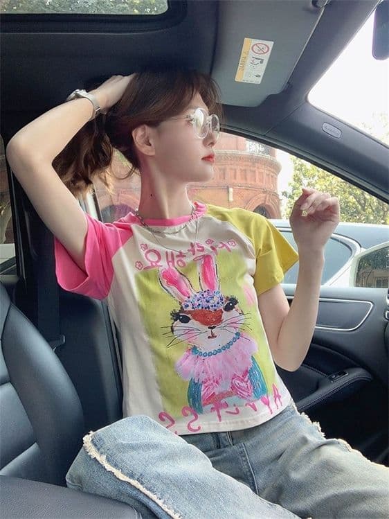 Яркая,нежная футболка для девочек — 4