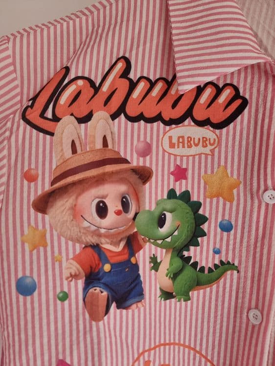 Лабубу Labubu рубашки женские корейские — 8