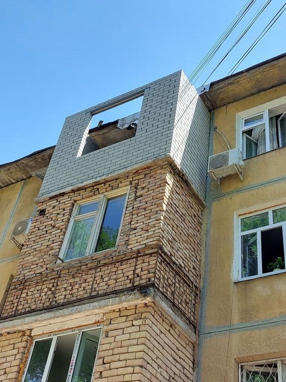Кладка балконов, Решётка, Казырёк — 4