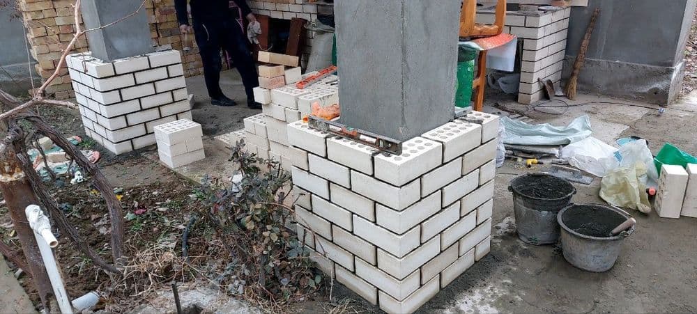 Кладка балконов, Решётка, Казырёк — 7