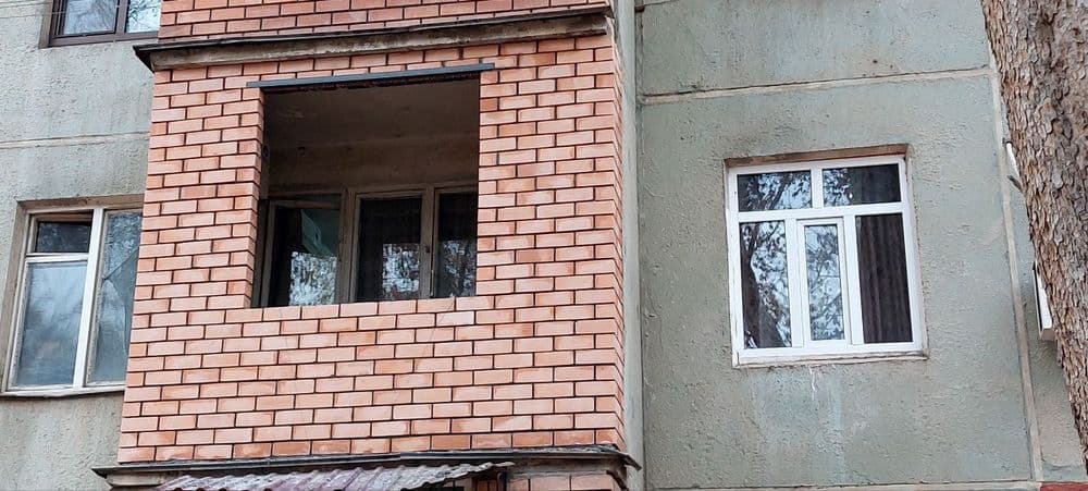 Кладка балконов, Решётка, Казырёк — 8