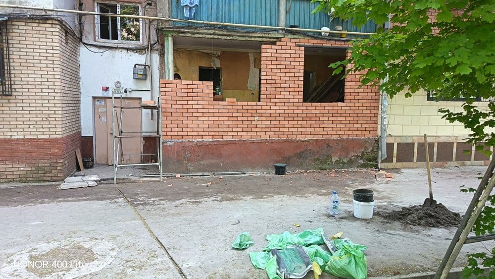 Кладка  балкон. Balkonlarga Ablisofka g'isht teramiz — 6