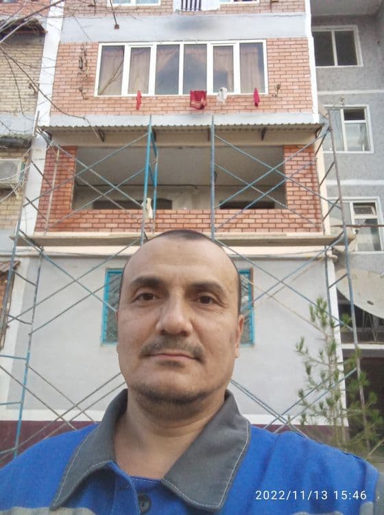 Строителни Бригада ест Кладка кирпича балкона установка Акфа рама — 2