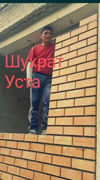 Кладка балкон. Балконга  гишт терамиза Balkonga ĝisht teramiz . — 5