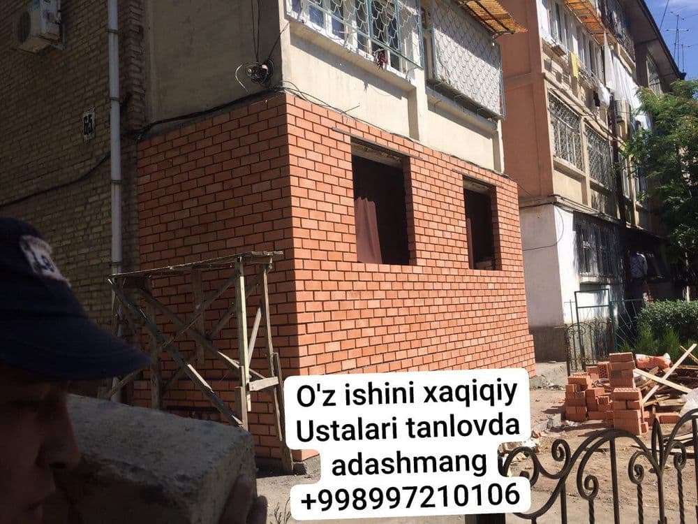 Balkonga g'isht teramiz — 8