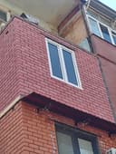 Balkonga gisht teramiz. Kadka Balkon. Керпичная кладка балконов