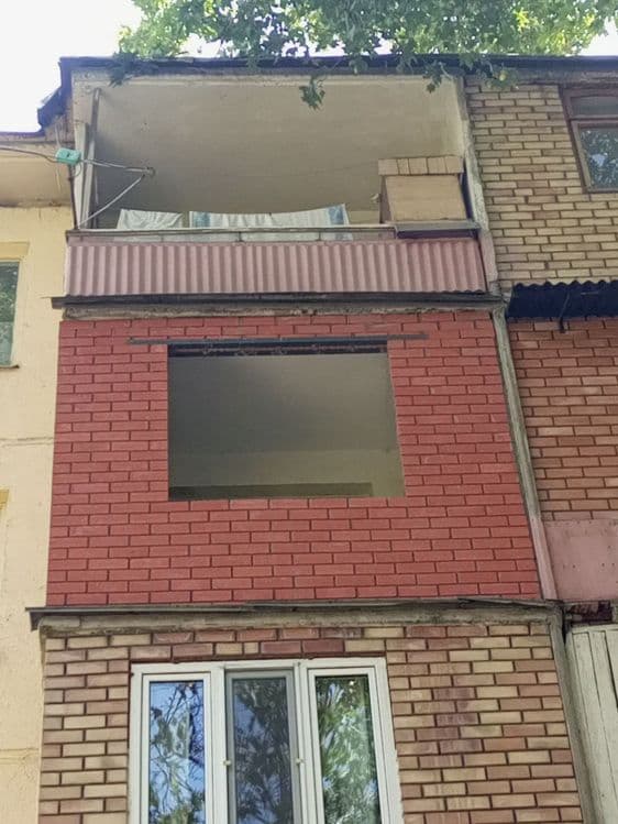 Balkonga g'isht teramiz.Kladka balkon. Керпичная кладка балканов — 4