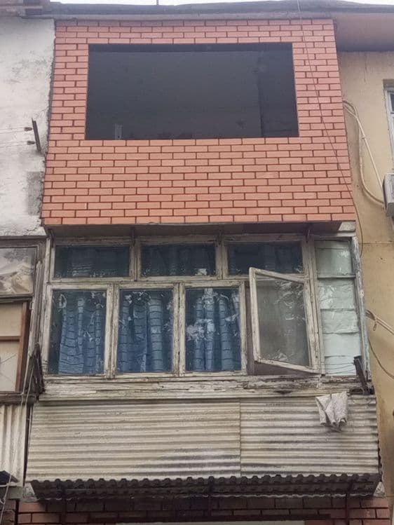 Balkonga g'isht teramiz.Kladka balkon. Керпичная кладка балканов — 5