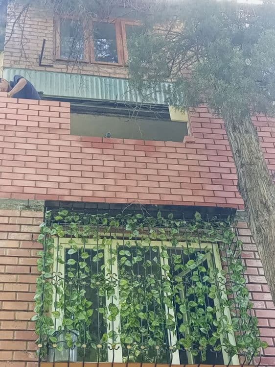 Balkonga g'isht teramiz.Kladka balkon. Керпичная кладка балканов — 6