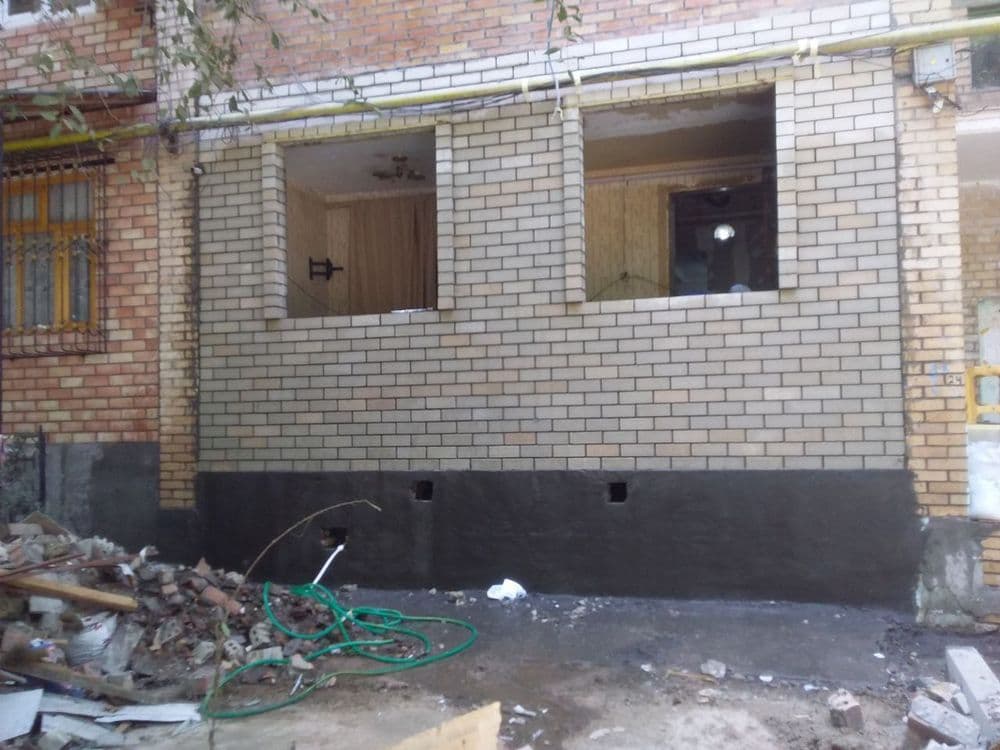 Balkonga g'isht teramiz.Kladka balkon.Керпичная кладка балканов — 2