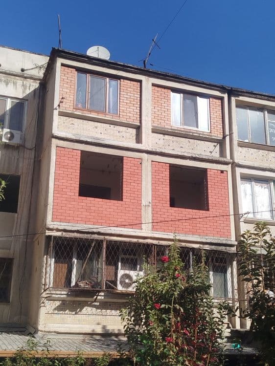 Balkonga g'isht teramiz.Kladka balkon.Керпичная кладка балканов — 3