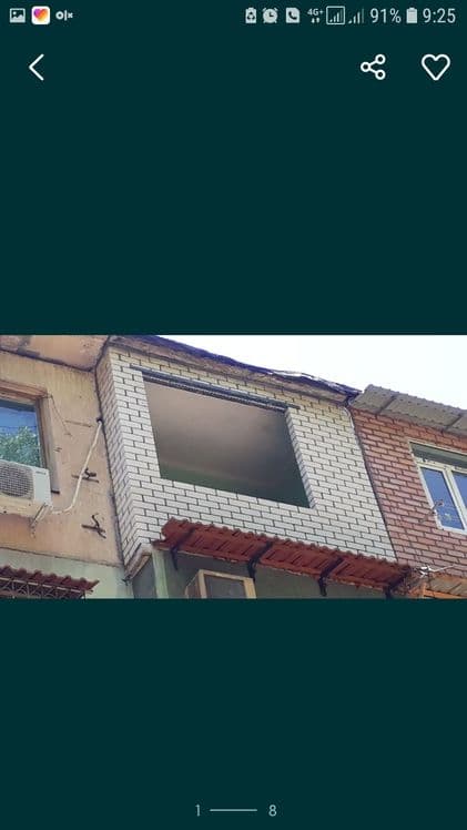 Кладка балкона КИРПИЧОМ. Под расшивку + Утипление БАЛКОН. Гишт терамиз — 8