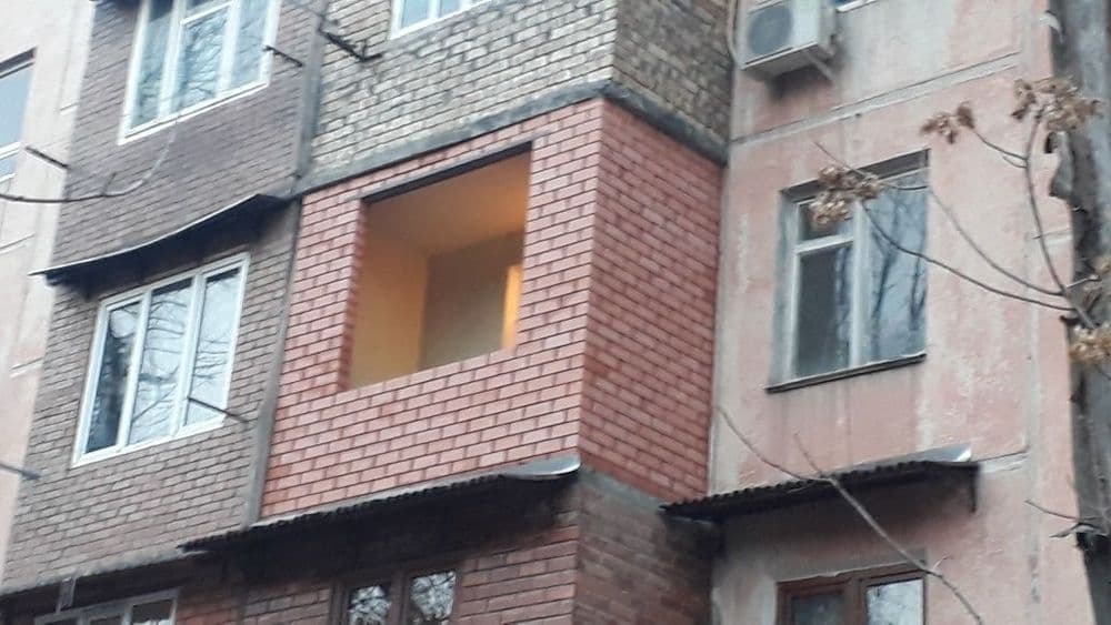 Кирпичная кладка БАЛКОНОВ  Под расшивки  ! Утепление   ГИШТ ТЕРАМИЗ  ! — 8