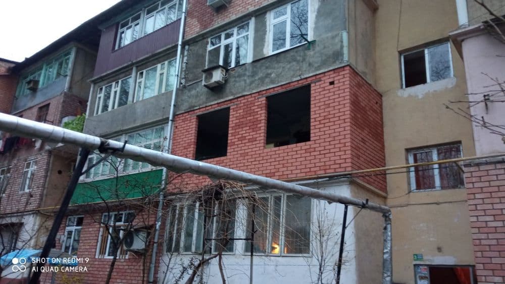 Гишт терамиз облицовка балконга кладка кирпича балкона  мастер — 3