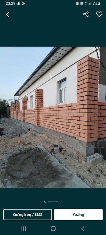 Кладка кирпича балконов балконга гишт терамиз — 3