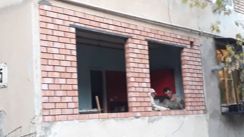 Кладка кирпича БАЛКОНОВ  Под расшивку+Пластиковые  РАМЫ Под  Заказ! — 7