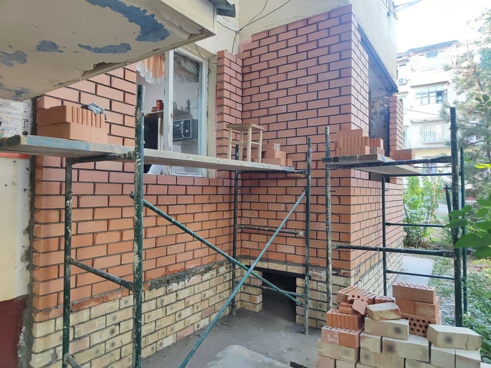 Кладка балкон Казерок Решотка — 7