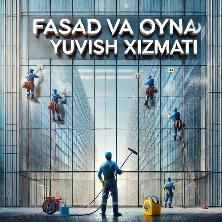 Oyna fasad alkafon yuvish hizmati — 2