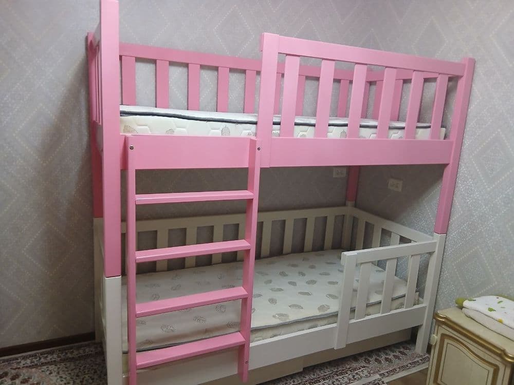 Detskiy kravat 2 etajlik xolati ideal yengi Детский кровать — 1