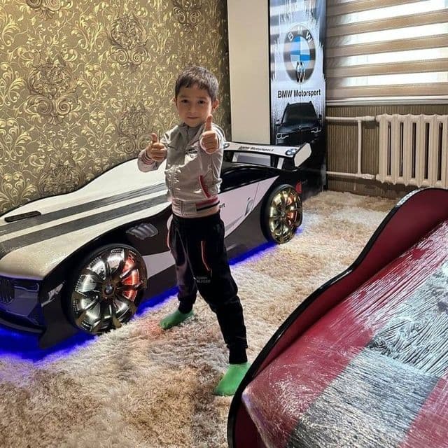 Бегубор кичкинтойларингиз учуг детский мошина крават — 6