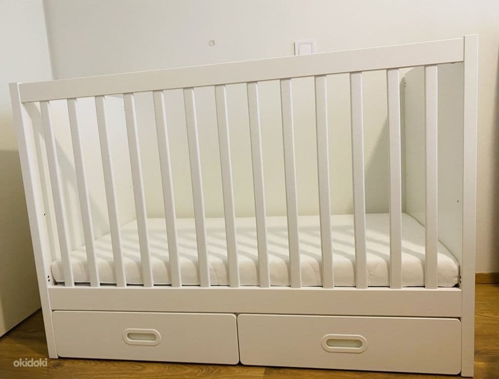 Кроватка детская с 0 до 7лет ikea — 5