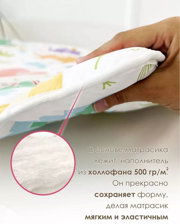 Матрасик для пеленального столика «CherryMom» — 4