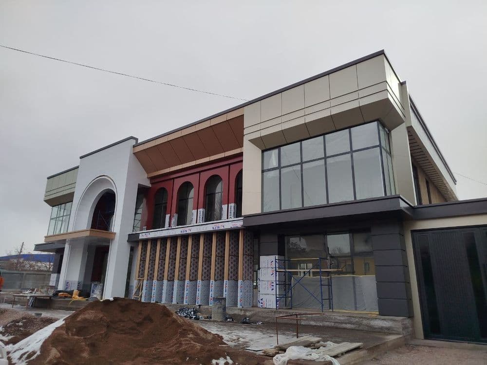 Alucobond v Samarqand алюкабонд Аликафон Алкафон алукапон уста — 5