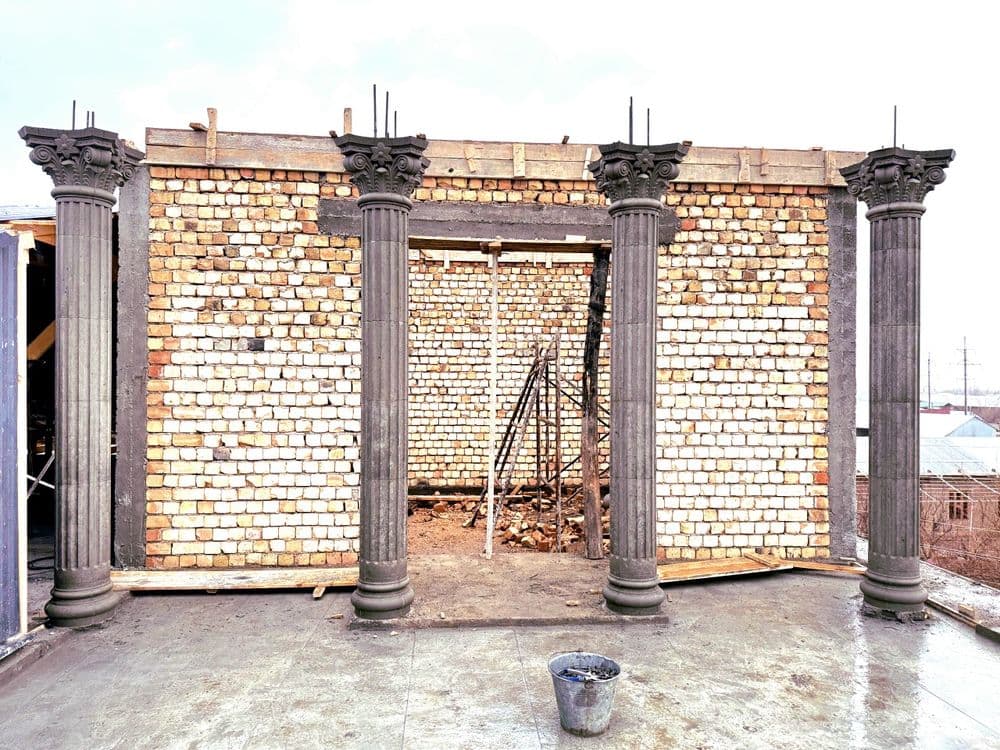 Rim ustunlari quyamiz Римские Калонна из бетона — 1