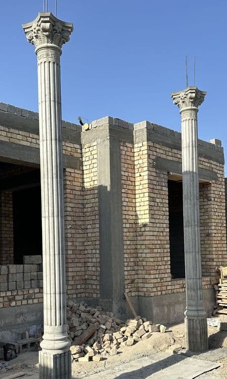 Rim ustunlari quyamiz Римские Калонна из бетона — 7
