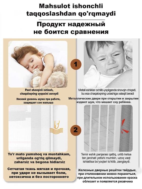 Bola xavfsizligi uchun to‘siq – sirpanmaydigan, moslashuvchan panjara — 4