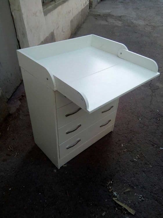 Komod Chester Bollalar uchun mebel massaj stol — 2