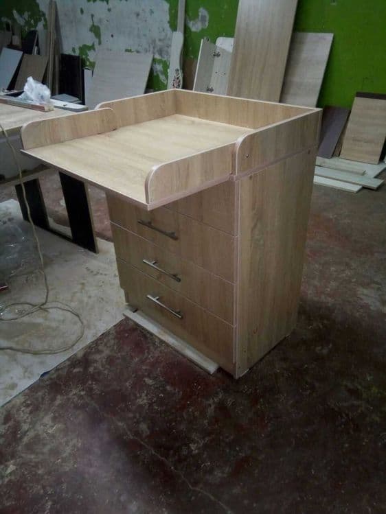 Komod Chester Bollalar uchun mebel massaj stol — 5
