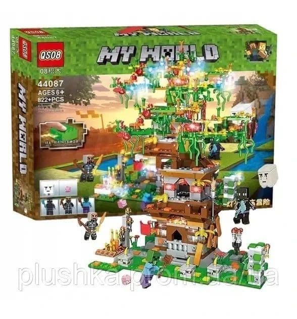 Конструктор Minecraft 853 детали 5 минифигурок — 2