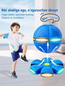 Летающий мяч трансформер фрисби с LED подсветкой.k6