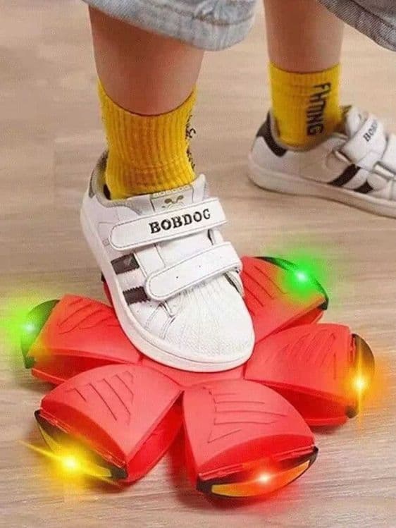 Летающий мяч трансформер фрисби с LED подсветкой.k6 — 8