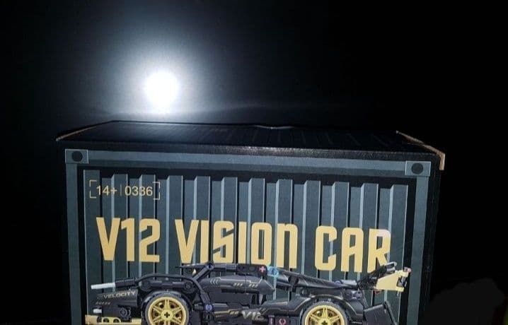 Конструктор V12 Vision Car Black Gold — 3