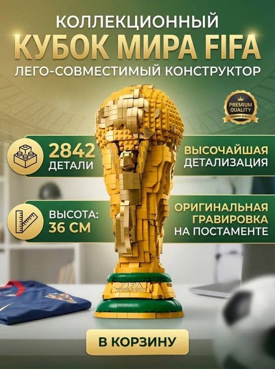 Легендарный Трофей FIFA — Коллекционный Конструктор — 1